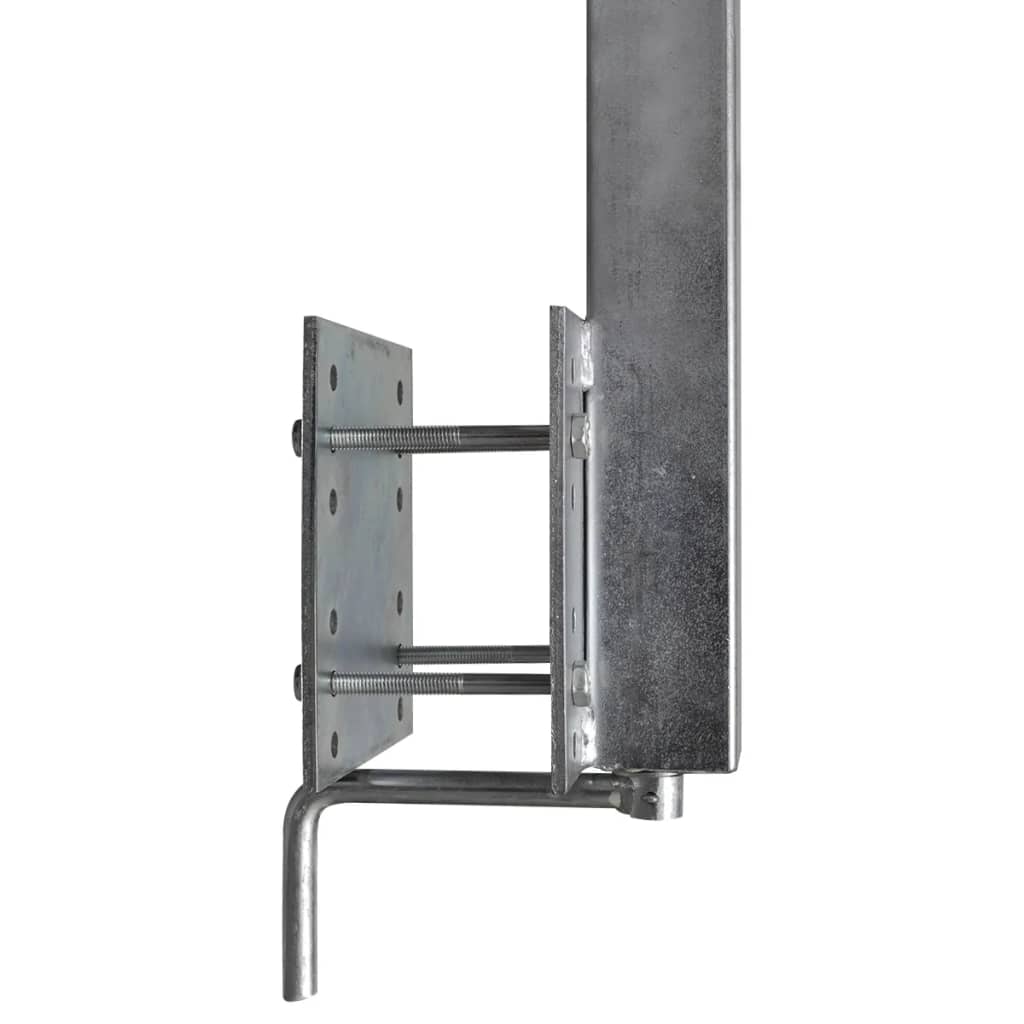 vidaXL Boat Trailer Double Roller Bow Support Set of 2 23.2"-33.1"-1