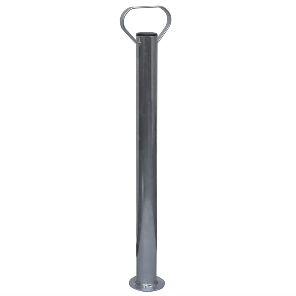 vidaXL 2 Support Tubes with 2 Split Clamps for 1.9" Jockey Wheel-1