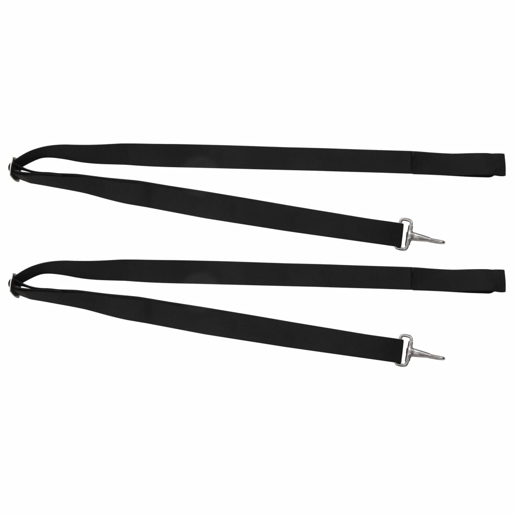 vidaXL Bimini Top Straps 2 pcs Fabric and Stainless Steel-3